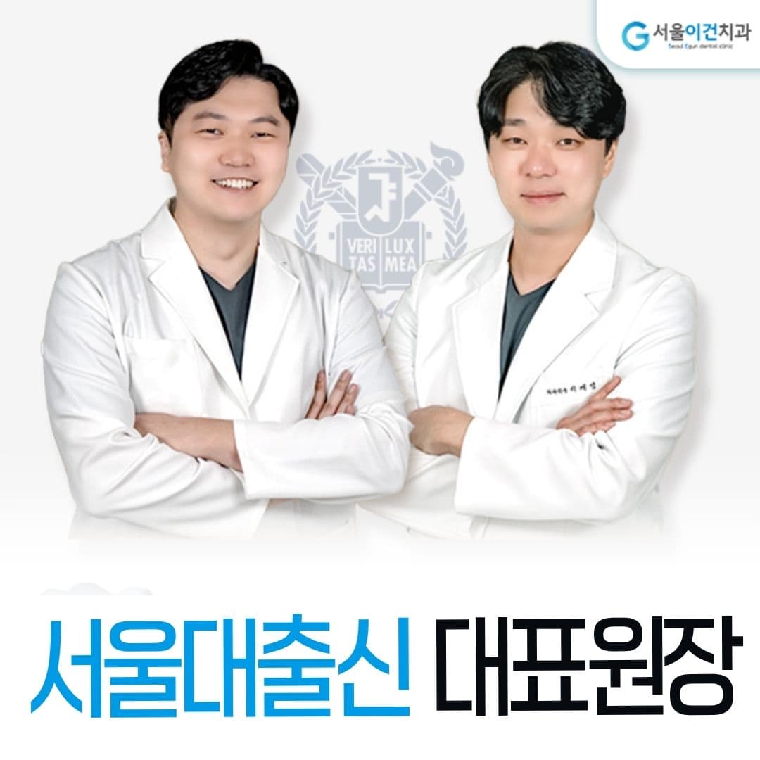 서울대 출신 서울이건치과 대표원장 진료 안내 이미지
